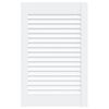 vidaXL Cabinet Door Louvred Design White 61.5x39.4 cm Solid Wood Pine