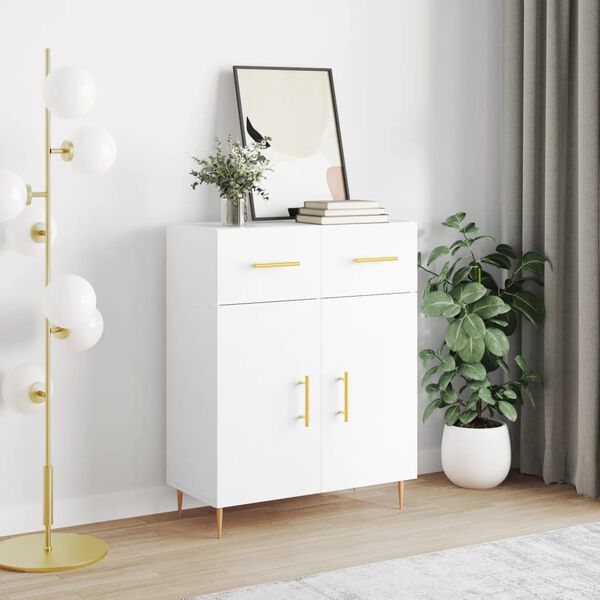 vidaXL Sideboard White 69.5x34x90 cm Engineered Wood