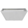 vidaXL Garden Planter 5 pcs Silver 40 x 40 x 15 cm Galvanised Steel