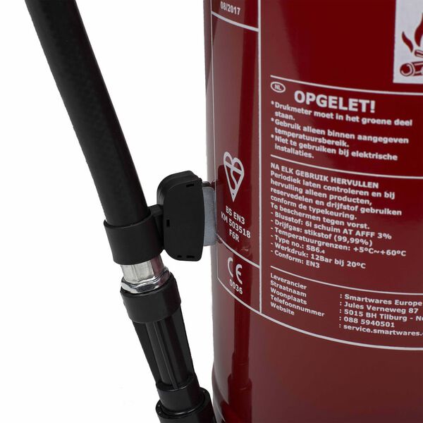 Smartwares Foam Fire Extinguisher SB6 6 L Class AB Steel 10.015.05