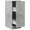 vidaXL Apothecary Cabinet Concrete Grey 30x41x77,5 cm Engineered Wood