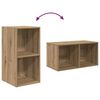 vidaXL TV Cabinet Set Wall-mounted 3 pcs Artisan Oak Engineered Wood