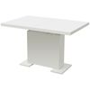 vidaXL Extendable Dining Table High Gloss White