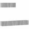 vidaXL 3 Piece TV Cabinet Set Grey Sonoma Engineered Wood