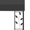 vidaXL Wall-mounted Gazebo 6x3x2.5 m Anthracite