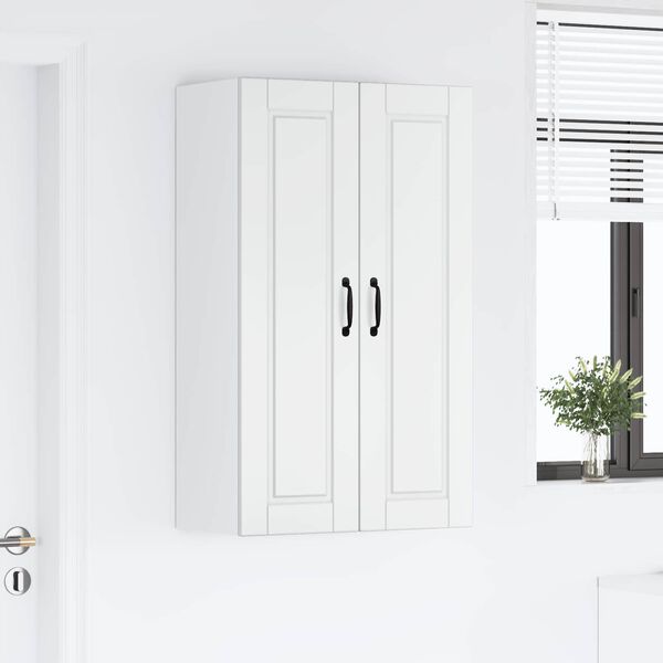 vidaXL Kitchen Cabinet with Shelf High Gloss White 60 x 31 x 100 cm