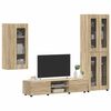 vidaXL TV Cabinet Set with Drawer FLORIN Sonoma Oak Engineered Wood