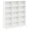 vidaXL CD Cabinet White 96 x 23.5 x 97.5 cm Engineered Wood
