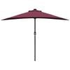 vidaXL Garden Parasol Bordeaux Red 294 x 150 x 224 cm