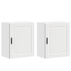 vidaXL Kitchen Wall Cabinets 2 pcs "Porto" White Engineered Wood