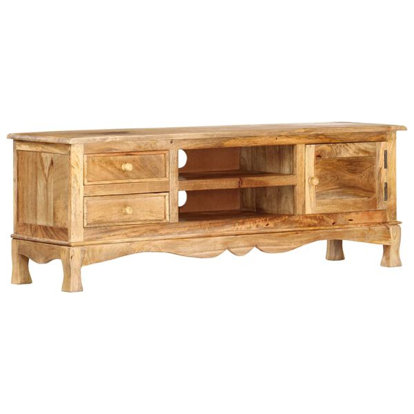 vidaXL TV Cabinet 120x30x42 cm Solid Mango Wood