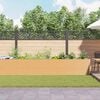 vidaXL Garden Raised Bed Light Brown 485 x 50 x 68 cm Galvanised Steel