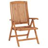 vidaXL Reclining Garden Chairs 6 pcs Solid Teak Wood