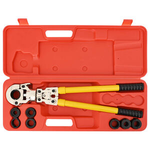 vidaXL Hydraulic Pipe Crimping Tool 2 pcs 60 kN TH16-32 mm V12-28 mm