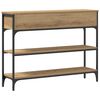 vidaXL Console Table Artisan Oak 100 x 25 x 75 cm Engineered Wood