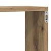 vidaXL Wall Shelf 2 pcs Artisan oak 80 x 15 x 26 cm Engineered wood