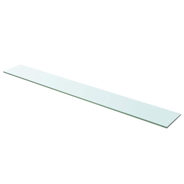 vidaXL Shelves 2 pcs Panel Glass Clear 110x15 cm
