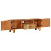 vidaXL Hand Carved TV Cabinet 120x30x40 cm Solid Reclaimed Wood