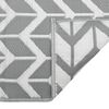 vidaXL Outdoor Carpet ARAKIL Grey 120x180 cm PP