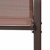 vidaXL Stackable Garden Chairs 6 pcs Brown Textilene Fabric
