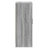 vidaXL Shoe Cabinet Grey Sonoma 60x35x92 cm Engineered Wood