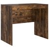 vidaXL Desk Smoked Oak 90 x 50 x 76 cm