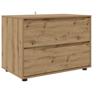 vidaXL Storage Cabinet Artisan Oak 80 x 48 x 57 cm Engineered Wood