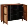 vidaXL Sideboard Brown 90 x 33.5 x 75 cm Solid Mango Wood