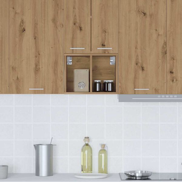 vidaXL Hanging Cabinet Artisan Oak 30 x 29.5 x 40 cm Engineered Wood