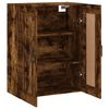vidaXL Wall Mounted Cabinet Smoked Oak 69.5x34x90 cm Engineered Wood