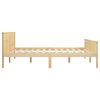 vidaXL Bed Frame without Mattress Solid Wood Pine 180x200 cm Super King