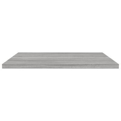 vidaXL Wall Shelves 4 pcs Grey Sonoma 40x50x1.5 cm Engineered Wood