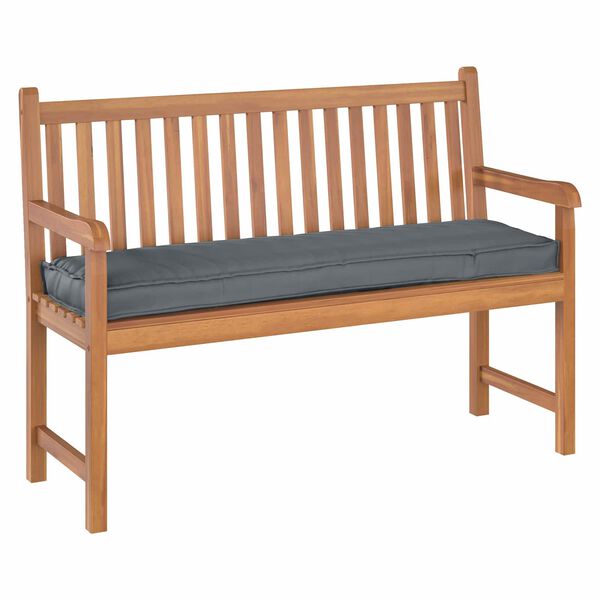vidaXL Pallet Cushion for Bench Anthracite 140 x 40 x 8 cm