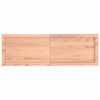 vidaXL Table Top Light Brown 120x40x(2-6) cm Treated Solid Wood Oak