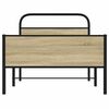 vidaXL Bed Frame without Mattress 90x200 cm Sonoma Oak Engineered Wood