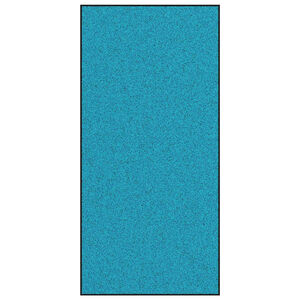 vidaXL Doormat Cyan and Black 120 x 250 cm 100% Polyamide