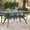 vidaXL Garden Table Green 150 x 90 x 72 cm Aluminium