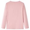 Kids' T-shirt with Long Sleeves Light Pink 116