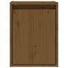 vidaXL Wall Cabinet Honey Brown 30x30x40 cm Solid Wood Pine