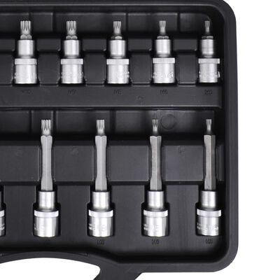 12-Point Bit Set Case Socket Set Tool Box Tool Kit 26 pcs