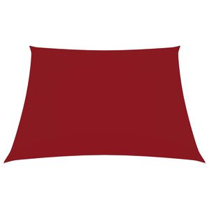 vidaXL Sunshade Sail Oxford Fabric Square 2x2 m Red