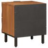 vidaXL Bedside Cabinet Brown 40 x 33 x 46 cm Solid Mango Wood