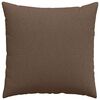 vidaXL Sofa Pillows 2 pcs Brown 80 x 80 cm Fabric