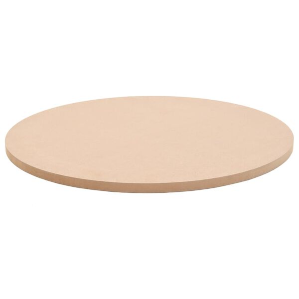 vidaXL Table Top Round MDF 600x18 mm