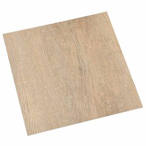 vidaXL Flooring Planks Light Grey and Dark Brown 5.11 m&sup2; 55 pcs PVC