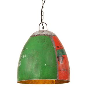 vidaXL Industrial Hanging Lamp 25 W Multicolour Round 42 cm E27