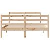 vidaXL Bed Frame with Headboard without Mattress 160x200 cm