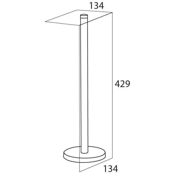 Tiger Toilet Roll Holder Silver 13.4x13.4 cm 446420946