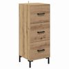 vidaXL Highboard Artisan Oak 69.5 x 34 x 180 cm Engineered Wood