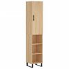 vidaXL Highboard Sonoma Oak 34.5x34x180 cm Engineered Wood
